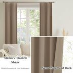 Pinch Pleated Blackout Curtains 96 Inch Long 2 Panels - Image 6