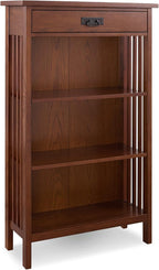 Leick Home 82262 Mission Mantel Height Bookcase by LeickFurniture