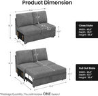 Belffin Sectional Sleeper Sofa - Image 3