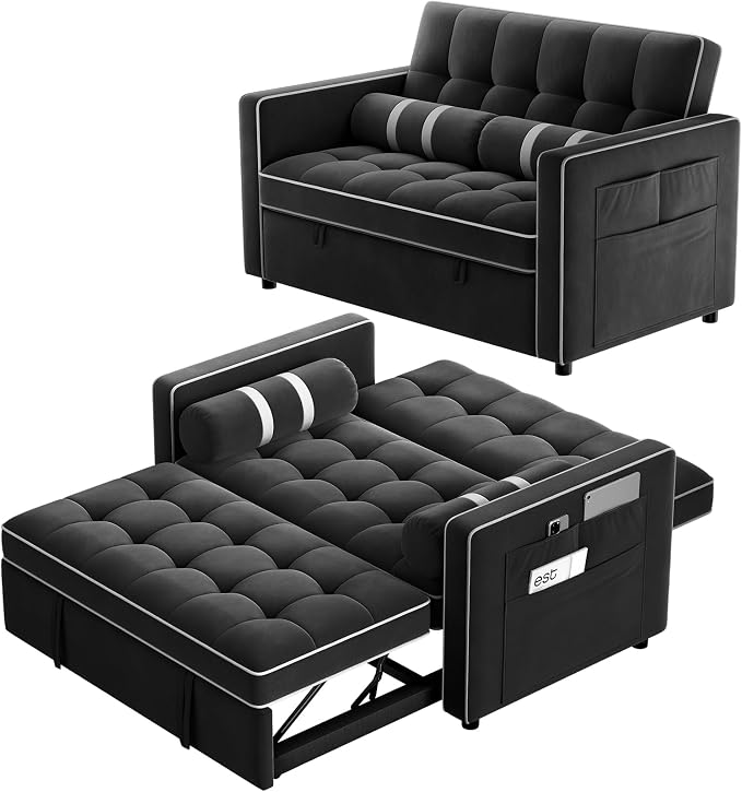 Pipishell 3 in 1 Sleeper Sofa Bed, Pull Out Couch - Image 6