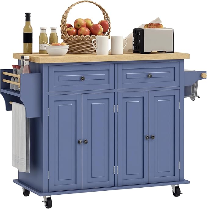 HOMCOM Kitchen Island Cart by HOMCOM