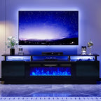 70" TV Stand for Living Room, Modern Entertainment Center & Media Console - Image 3