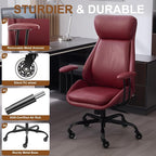 E-Motie Office Chair, Leather Desk Chair - Image 7