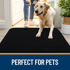 OLANLY Dog Door Mat for Muddy Paws 70x24, Super Absorbent Chenille Mud Mat | - Image 6