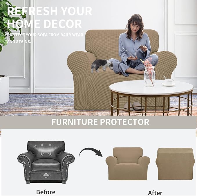 Easy-Going Stretch Oversized Chair Slipcover - Image 4