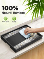 Bamboo Bed Tray Table with Foldable Legs, Breakfast Tray - Image 6