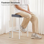 HOOBRO Bar Stools, 24.8 Inches, 2.4" Thick Upholstery - Image 6