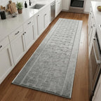 Runner Rug 23 ft, Extra Long Non-Slip Washable Rug, Rubber Backing, Rolled in by ORFAHOME