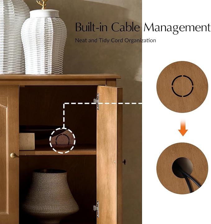 HULALA HOME Sideboard Buffet Cabinet - Image 4