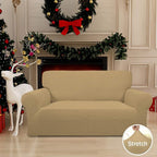 Easy-Going Stretch Loveseat Couch Covers Washable Golden | 1-Piece Loveseat - Image 2