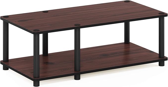 Furinno JUST TV Stand, 2-Tier No Tools Mid Entertainment Center by Furinno-FitsYourSpaceFitsYourBudget