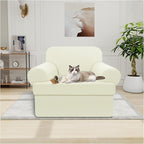 Waterproof Chair Cover with Arms 2-Piece Set Striped Slipcover by Pfrstuv