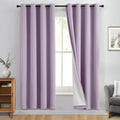 Yakamok Lilac 100% Blackout Curtains 72 Inches Long by Yakamok