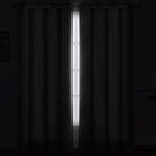 Grey Blackout Curtains/52 x 84 Inch/Set of 2 Panels Thermal Insulated Room - Image 3