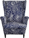 KRFOONN Wingback Chair Covers Slipcovers 2 Piece Stretch Wing Chair Covers by KRFOONN