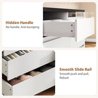 Jocoevol Modern LED 6 Drawer Dresser - Image 6