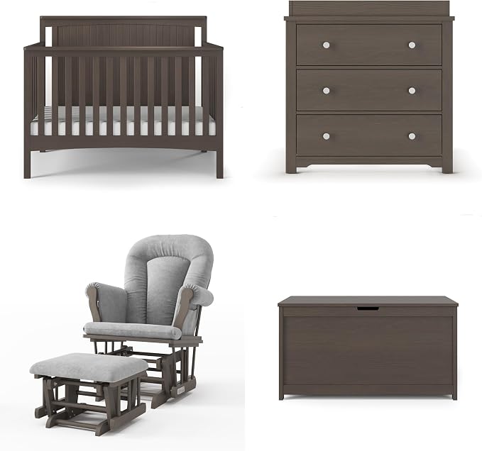 Child Craft Scout 4-in-1 Convertible Baby Crib Nursery Furniture Set by ChildCraft