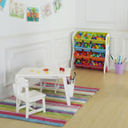 Kids Solid Wood Table and 2 Chair Set - Image 3