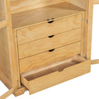 VilroCaz 75'' Tall Kitchen Pantry, Wood Freestanding Kitchen Storage Cabinet - Image 7
