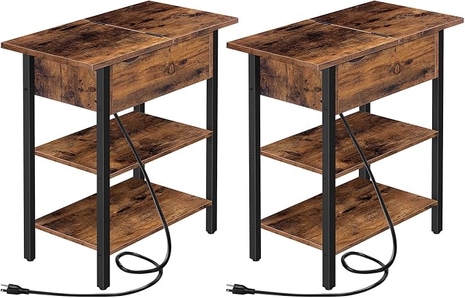 HOOBRO Set of 2 End Tables, Side Table by HOOBRO