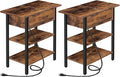 HOOBRO Set of 2 End Tables, Side Table by HOOBRO