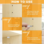58 Pcs Shelf Pegs Pins, 5mm 1/4 Inch Dual Diameter Metal Shelf Support Pegs - Image 5