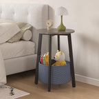 sthmec Small Round Side End Table Set of 2 - Image 6
