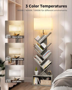 Evermagin 6 Tier Tree Bookshelf - Image 4