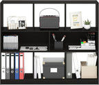 Furinno DALY Book Shelf, 8-Cube Bookshelf, Horizontal Cube Storage Organizer - Image 4