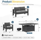 Solaste Aluminum Patio Furniture Set - Image 7