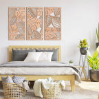 IARTTOP Large Wood Tropical Wall Art 15.9X32 Inch Carved Palm Leaves Wall Decor - Image 4