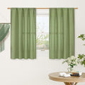 Light Filtering 48 Inch Linen Curtains by LAMIT