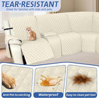 Arfntevss Recliner Sectional Couch Covers 1OO% Waterproof L Shape Sofa Cover - Image 5