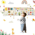 Elephant Activity Wall Busy Board Panels, Wooden Montessori Learning Activity by JOLIEVALL%C3%89ETOYSHOME