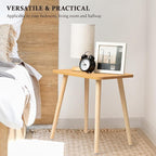 FORAOFUR Side Table, Modern Small End Table, Wood Nightstand - Image 7