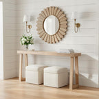 Plank+Beam Solid Wood Console Table, 66 Inch, Sofa Table, Narrow Entryway Table by PlankBeam