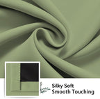 SimpleHome Sage 100% Blackout Curtains Room Darkening Living Room 54 Inch | - Image 7