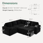HONBAY Modular Sectional Sleeper Sofa - Image 2