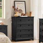 Joaxswe Farmhouse 4 Drawer Dresser - Image 6