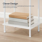 HOOBRO Side Table with Charging Station, End Table with USB Port and Outlets - Image 8