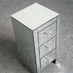Mirrored End Table Modern Small Sofa Corner Table - Image 7