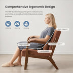 DUMOS Mid Century Modern Accent Chair, Upholstered Armchair - Image 4