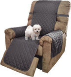 U-NICE HOME Reversible Recliner Chair Covers, Dark Grey/Light Grey | by U-NICEHOME