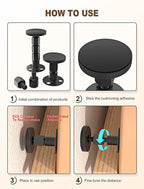 4PCS Adjustable Threaded Bed Frame Anti-Shake Tool, Upgraded Headboard stoppers - Image 4
