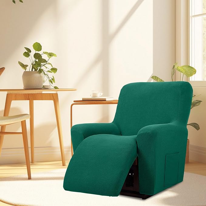 Cupuamon Recliner Chair Covers, Lazy Boy Recliner Covers Stretch Reclining - Image 7