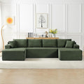 125" Modular Sectional Sleeper Sofa, Boneless Cloud Couch by HANXIN