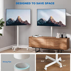 Mobile TV Cart Rolling TV Stand - Image 3