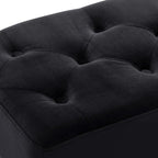 DUHOME Button-Tufted Ottoman Bench, Upholstered Bedroom Benches Velvet Footrest - Image 7