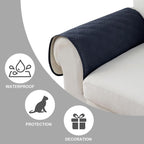 Genina Sofa Armrest Cover, Anti-Slip Armchair Slipcovers - Image 5