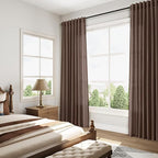 Cappuccino Linen Curtains 80 Inch Length - Image 6